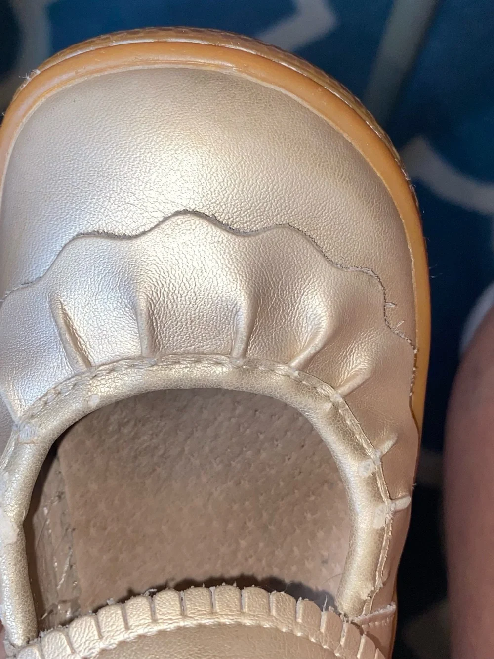 Livie & Luca Kids Mary Jane Shoes in Metallic Gold - Picture 7 of 12
